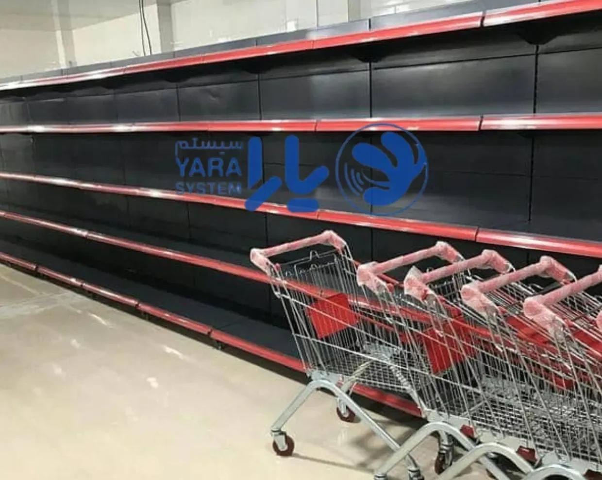 قفسه فروشگاهی یک طرفه خودایستا ( تمام پشت صفحه ) 6 قفسه فروشگاهی یک طرفه خودایستا ( تمام پشت صفحه )