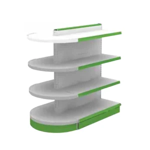 قفسه فروشگاهی دوطرفه 3 قفسه فروشگاهی خود ایستا