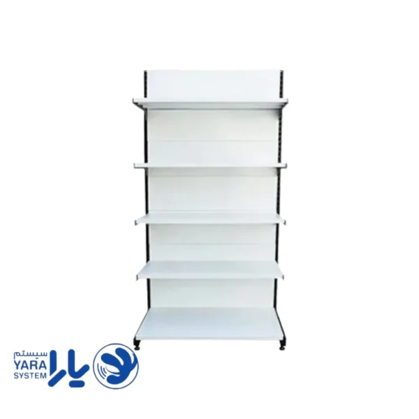 قفسه فروشگاهی یک طرفه خودایستا ( تمام پشت صفحه )